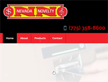 Tablet Screenshot of nevadanovelty.com